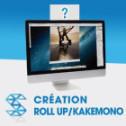 Création graphique Roll-up - Kakemono