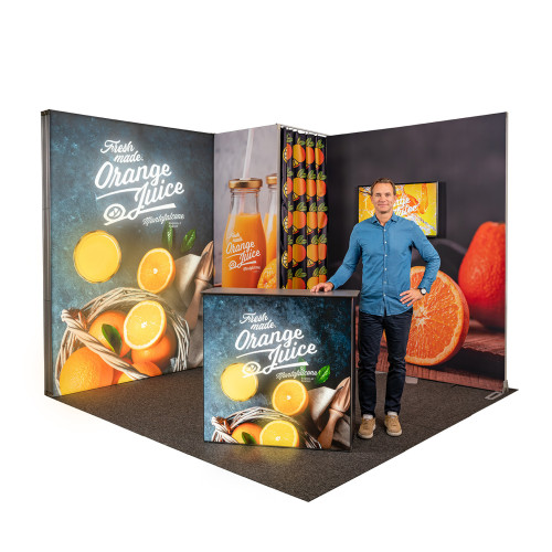 Stand modulaire 18m² tissu- 7