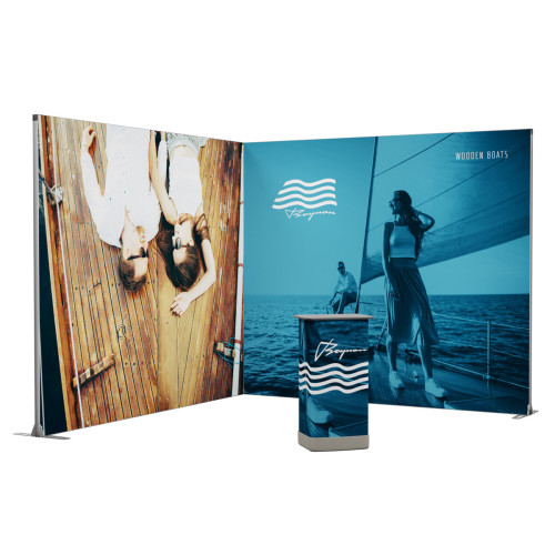 Stand modulaire 18m² tissu- 8