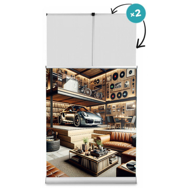 Roll-up recto verso Generic