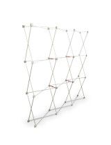 Structure stand parapluie tissu