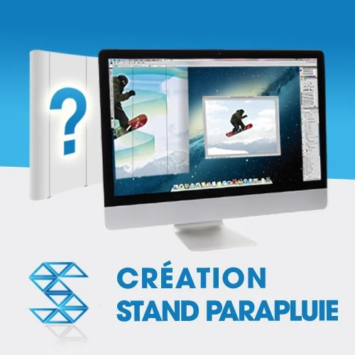 Création graphique Stand parapluie- 1