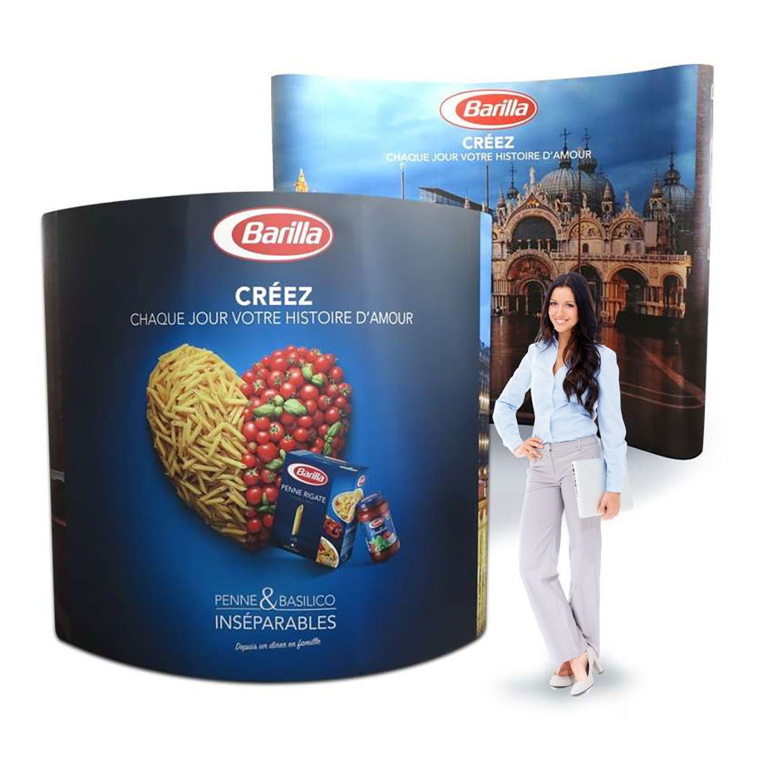 Stand parapluie recto verso