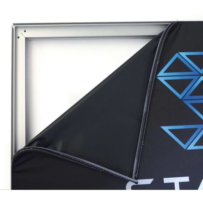 Réassort visuel pour cadre tissu tendu