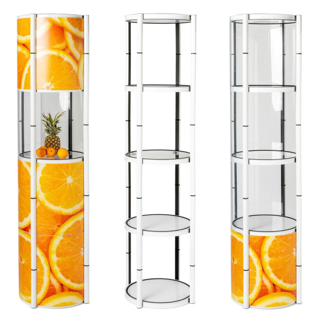 Vitrine de stand portable