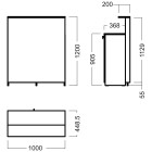 Banque d'accueil lumineuse- 7