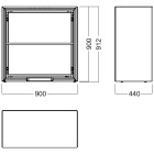 Comptoir lumineux pliable- 2