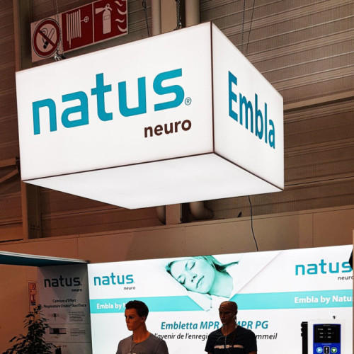 Enseigne suspendue lumineuse- 4