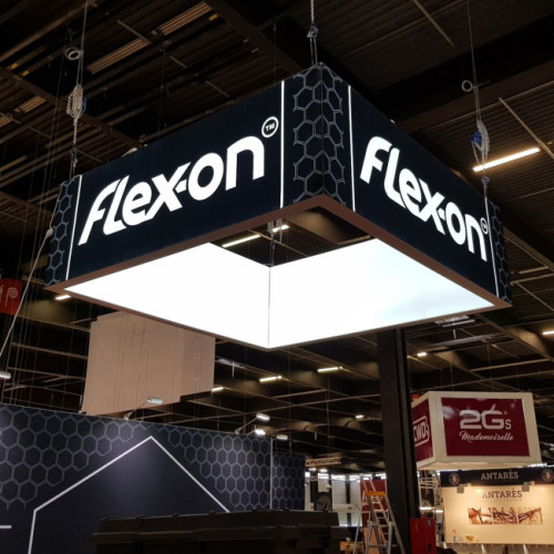 Enseigne suspendue lumineuse- 6