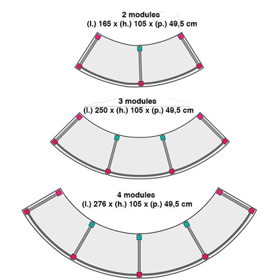 Schéma Stand parapluie Isobar