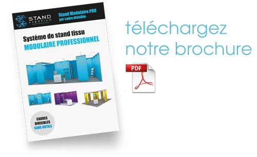 brochure stand modulaire