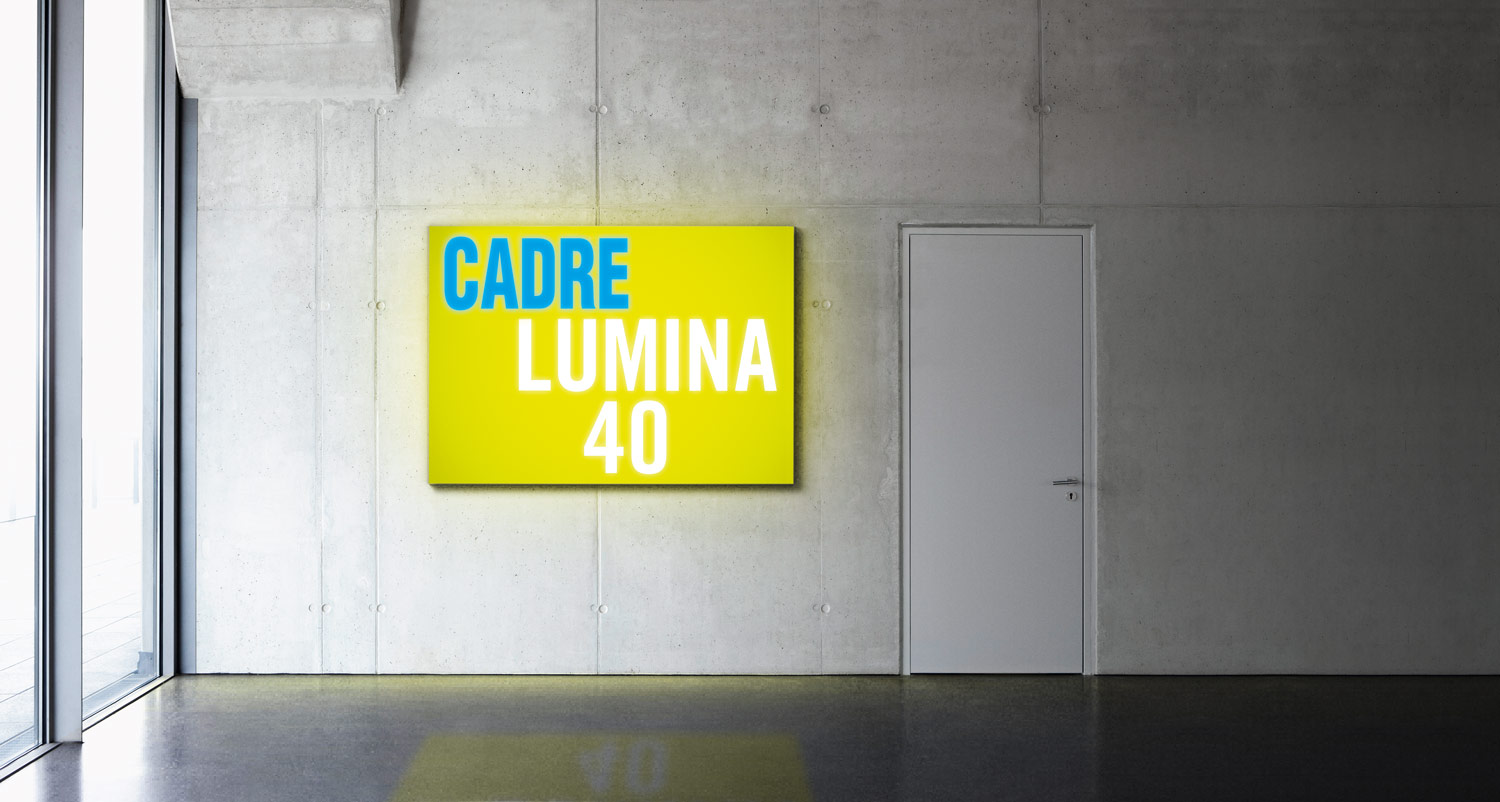 cadre lumineux mural