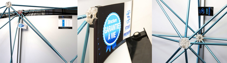détail du stand parapluie premium