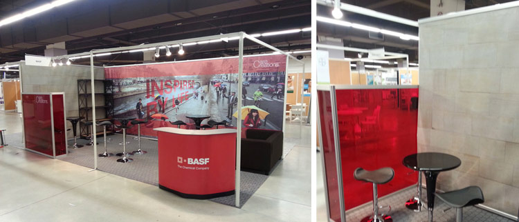 Stand BASF au salon Cosmetagora