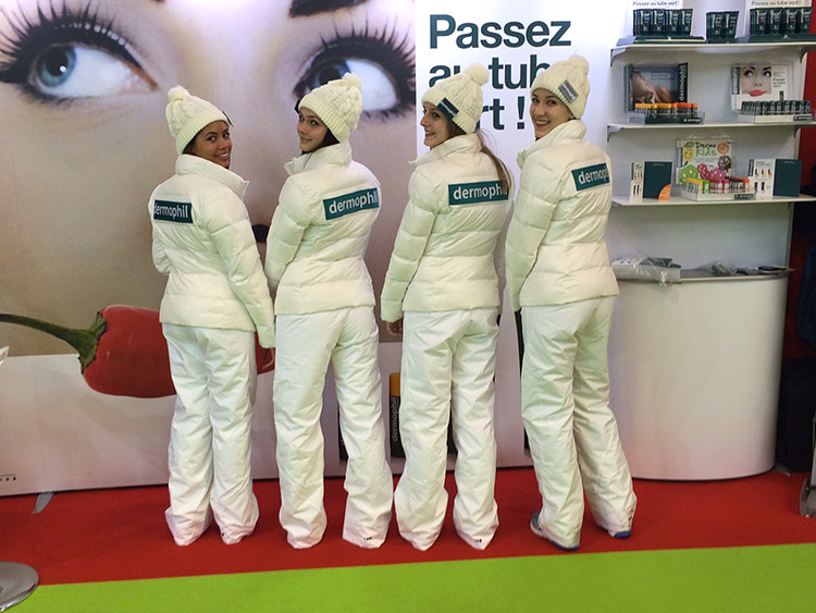 stand Dermophil indien animation stand Dermophil Indien