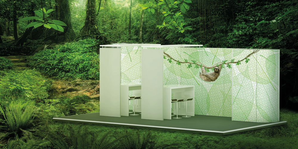 stand modulaire recyclable