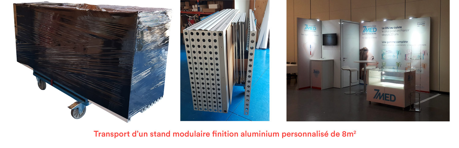 transport de stand modulaire