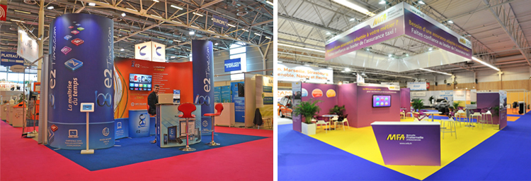 Stands profiessionnels pour les expositions