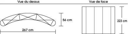 Plan stand parpaluie 3x3 Eco