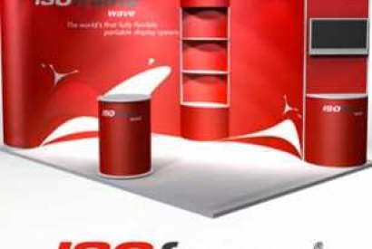 Stand modulaire Isoframe adapté à toutes les surfaces
